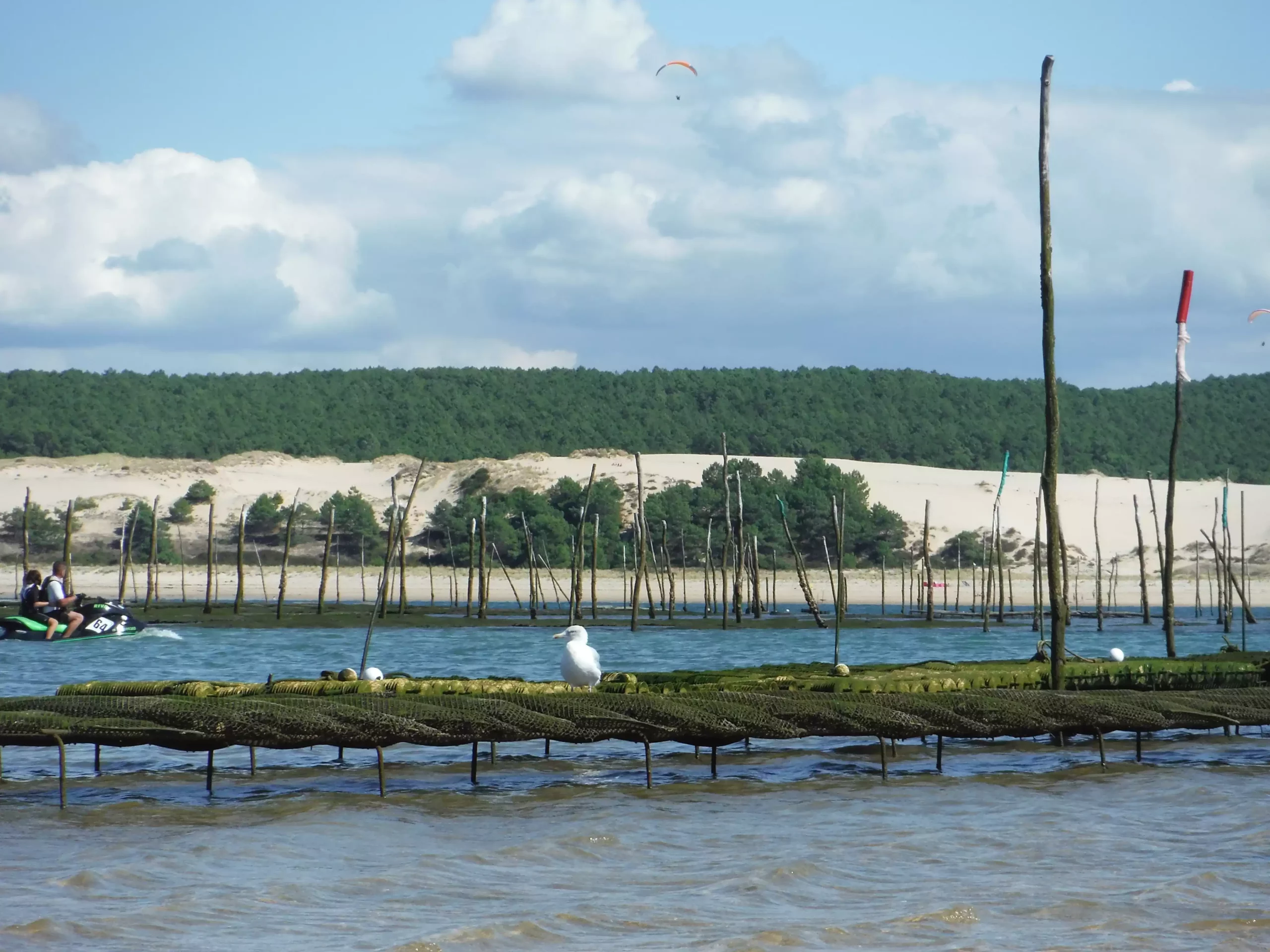 GRP Tour bassin d'arcachon avec vue sur la mer