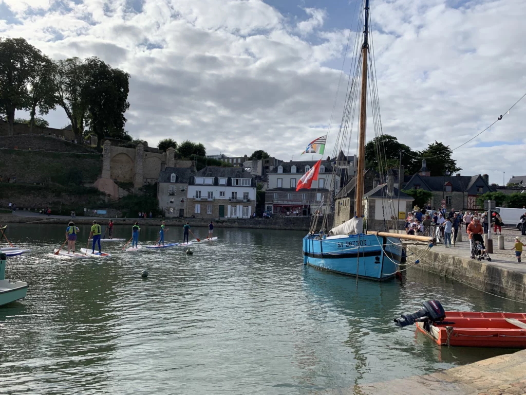 GR34 Dans le morbihan, à Auray dans le port de Saint-Goustan