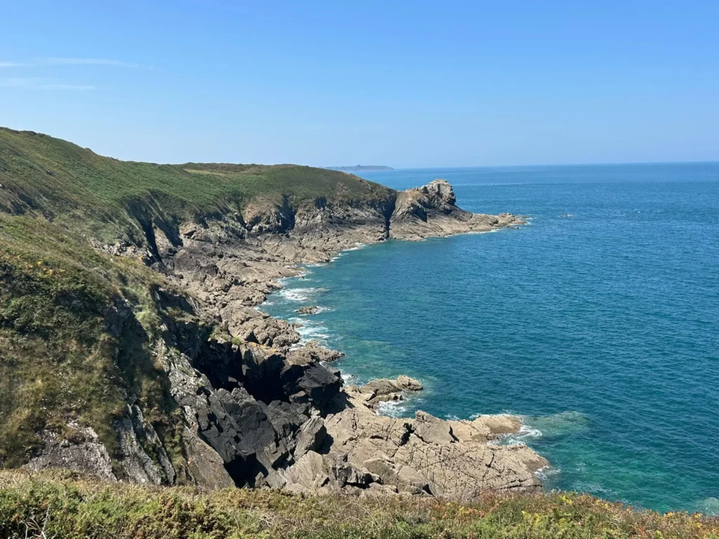 GR34 cote sur le tronçon Cancale Sain Malo